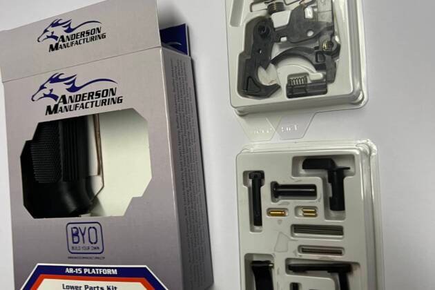 Lower Parts Kit Ar 15, Black Trigger 2 (1)