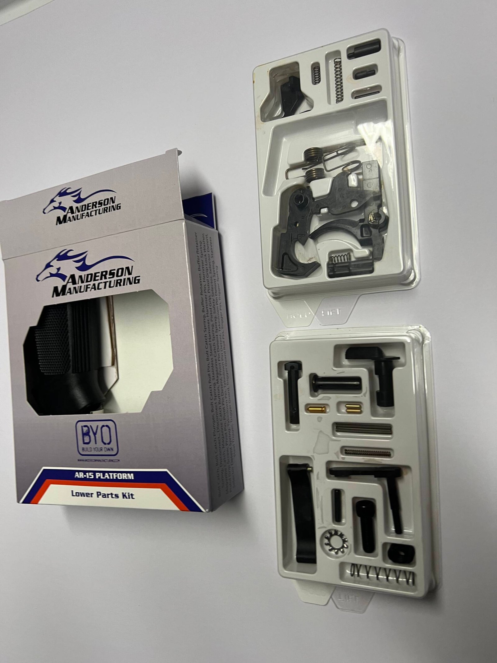 Lower Parts Kit Ar 15, Black Trigger 2 (1)