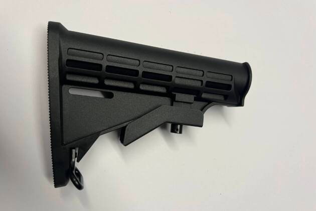 Mil Spec Adjustable Stock W Sling Adapter, Black