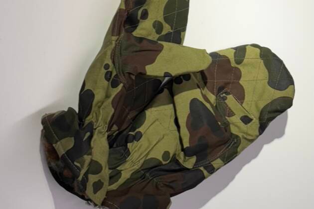 Romanian Military Surplus Fleece Lined Camo Mittens, 2 Pack, New